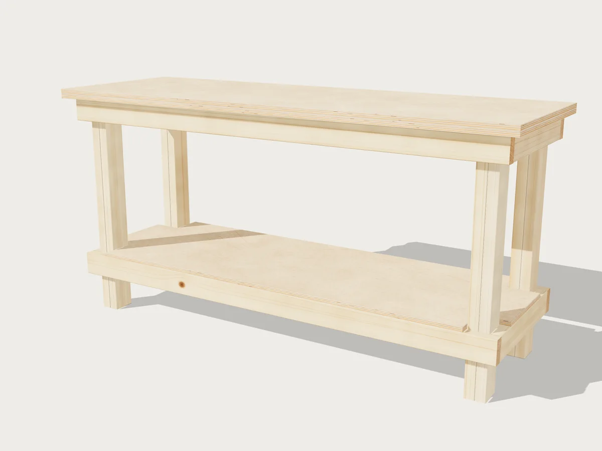 Classic Workbench, drawn by Benchside at its standard size