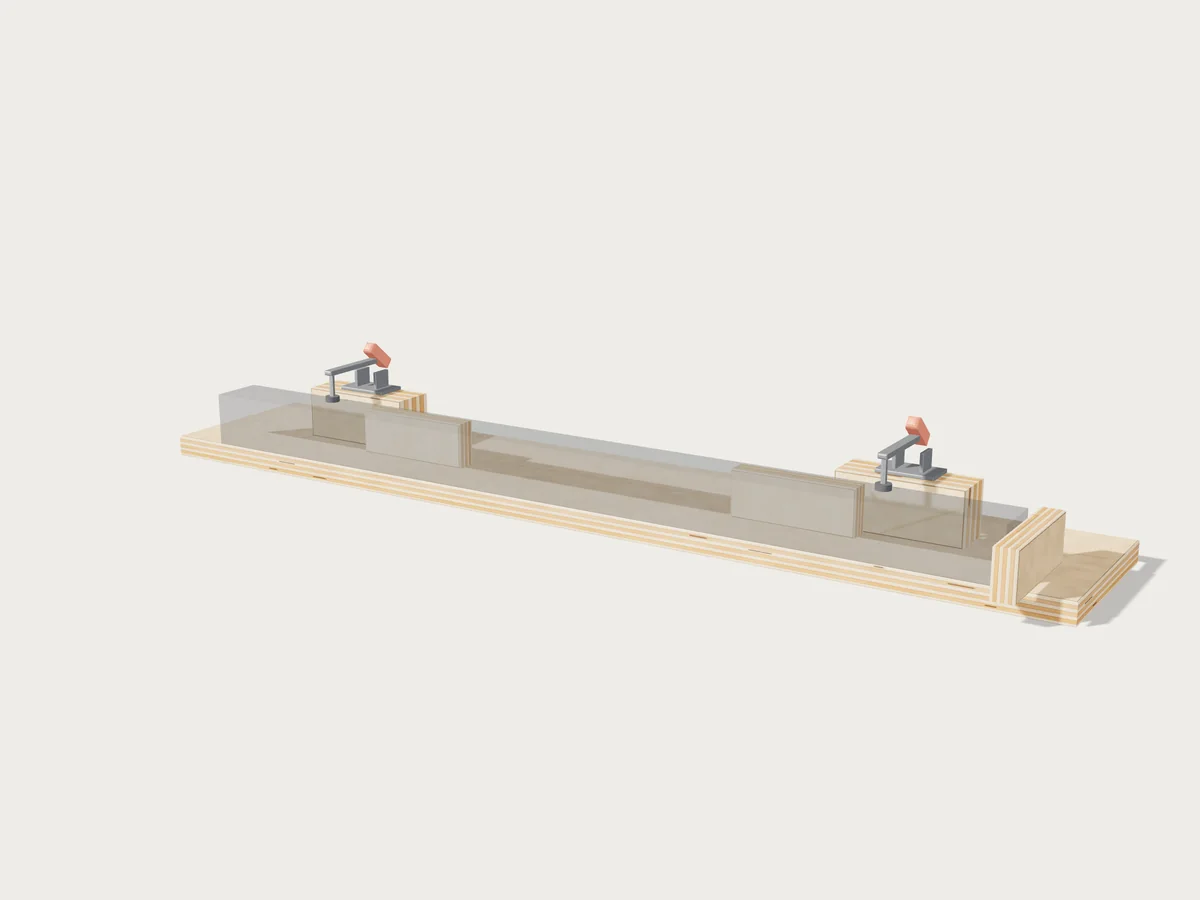 Tapering jig, drawn by Benchside