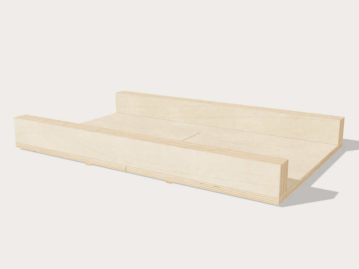 Crosscut sled, drawn by Benchside